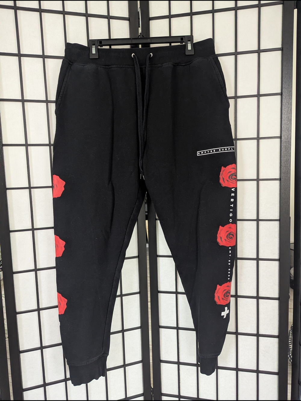 Empyre Surplus Co. Men's Black Jogger Sweatpants - Size Large